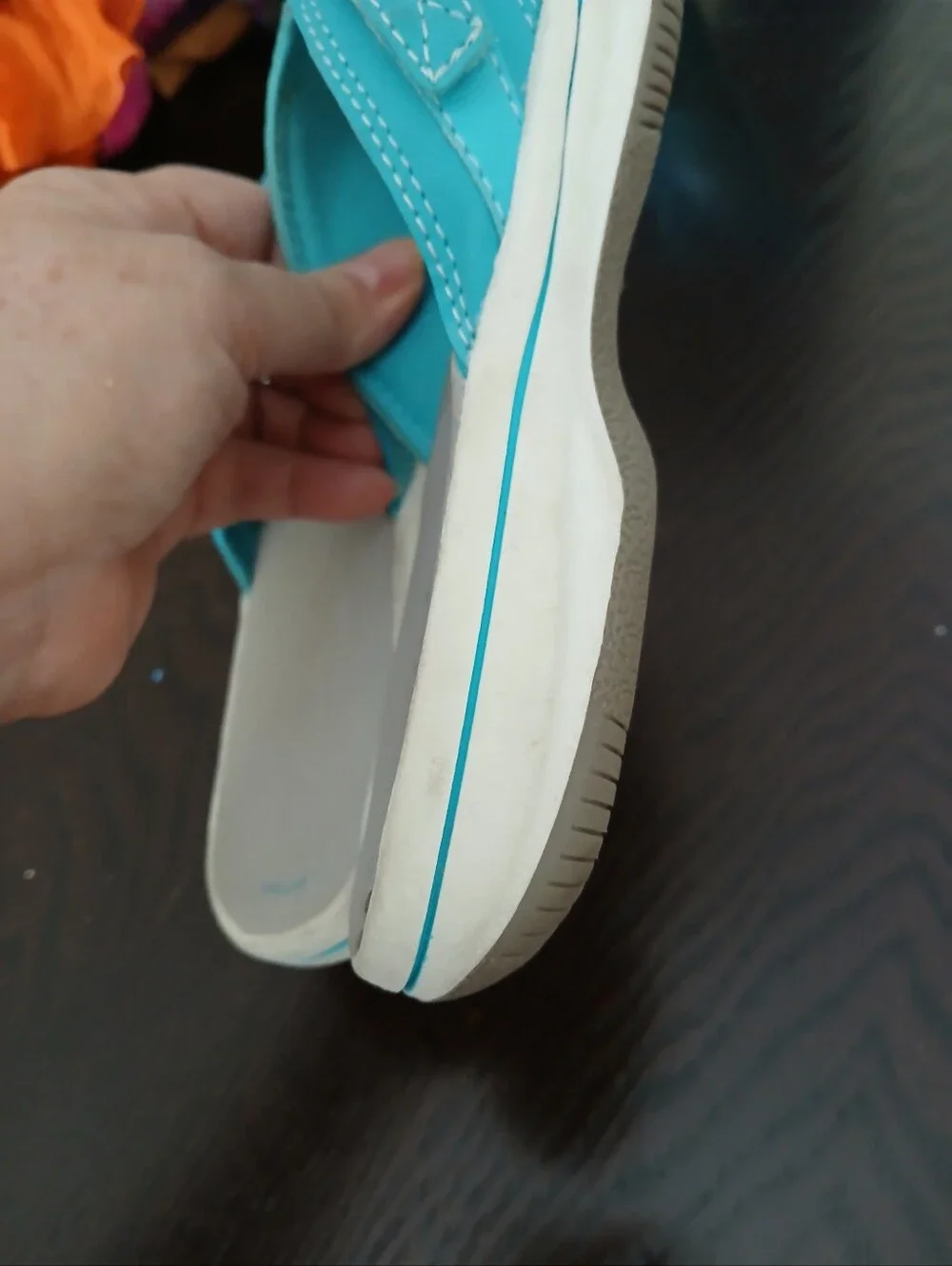 Clark's Breeze Sea Cloudsteppers Aqua Size 7 Slip On